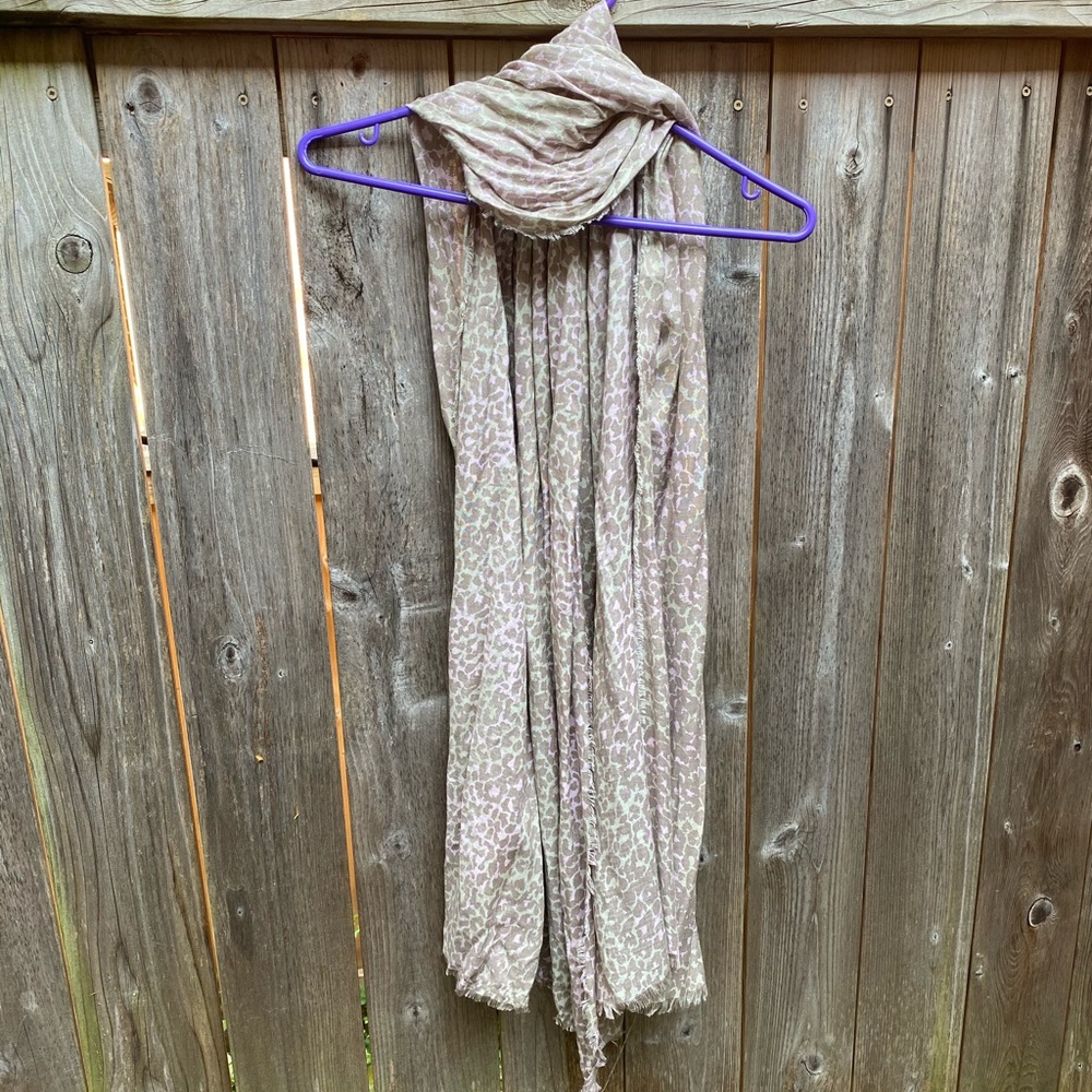 Aritzia Leopard Scarf
